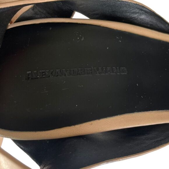 Alexander Wang Sonja Bandage Pumps Nude Pointed Toe Size 40 US 10 Heels - Picture 14 of 16